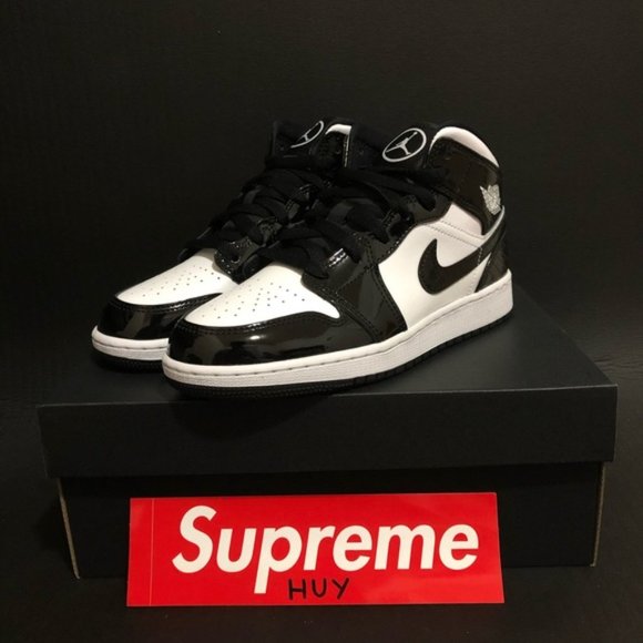 Nike Air Jordan 1 Mid All Star Weekend (Carbon) GS main image 4